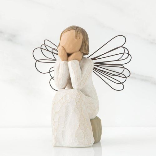  [아마존 핫딜] [아마존핫딜]Willow Tree 26079 Figur Engel der Fuersorge, 3,8 x 3,8 x 10,2 cm