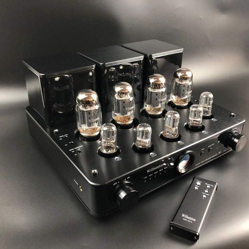  Willsenton R8 KT88/EL34 x4 Tube Integrated AMP Power Amplifier Headphone (Black)