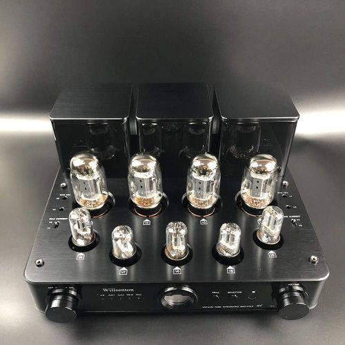  Willsenton R8 KT88/EL34 x4 Tube Integrated AMP Power Amplifier Headphone (Black)