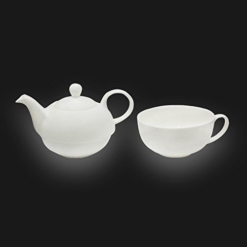  Wilmax England Tea Set, Teapot 13 Oz | 375 ML & Cup 11 Oz | 340 ML