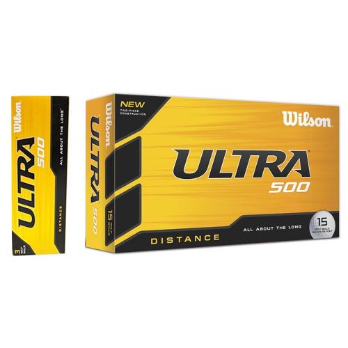 윌슨 Wilson Ultra 500 Distance Golf Balls, 15 Pack
