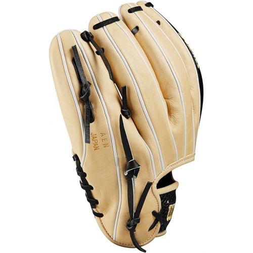 윌슨 Wilson 2024 A2K 1786 11.5” Infield Baseball Glove - Right Hand Throw, Blonde/Black