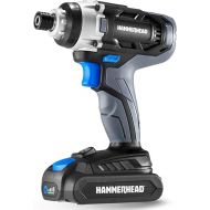 Hammerhead 20V 1/4 Inch Cordless Impact Driver Kit with 1.5Ah Battery and Charger - HCID201