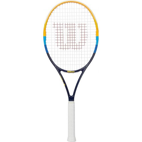 윌슨 Wilson Profile Adult Recreational Tennis Racket - Blue/Orange