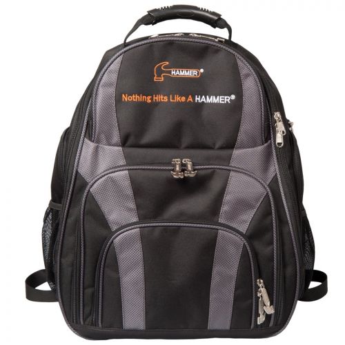 윌슨 Hammer Deuce 2-Ball Backpack Bowling Bag, Black/Carbon