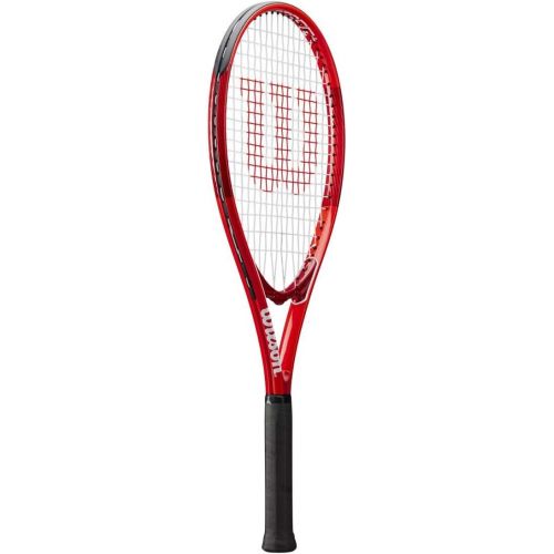 윌슨 Wilson Federer Pro Staff Precision XL 110 Gloss Red Tennis Racquet in Grip Size 4 3/8