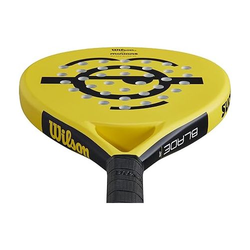 윌슨 Wilson Minions Junior Padel Racket, for Children, Fibreglass/EVA, 300 g, Yellow/Black