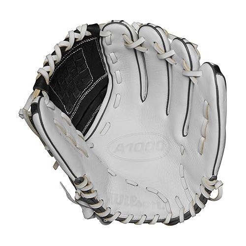 윌슨 WILSON 2024 A1000® P12 12” Pitcher’s Fastpitch Softball Glove - White/Grey