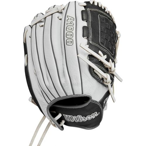 윌슨 WILSON 2024 A1000® P12 12” Pitcher’s Fastpitch Softball Glove - White/Grey