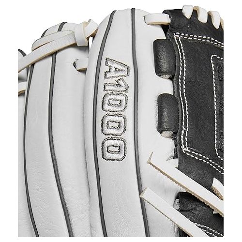 윌슨 WILSON 2024 A1000® P12 12” Pitcher’s Fastpitch Softball Glove - White/Grey