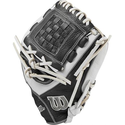 윌슨 WILSON 2024 A1000® P12 12” Pitcher’s Fastpitch Softball Glove - White/Grey