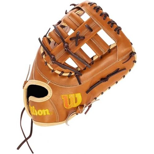 윌슨 Wilson 2023 A2000 A Chidester Game Model with SuperSkin WBW101017125 Fastpitch First Base Mitt-Left Hand Throw