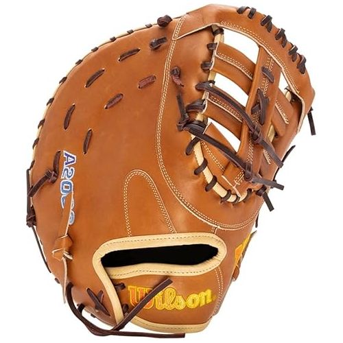 윌슨 Wilson 2023 A2000 A Chidester Game Model with SuperSkin WBW101017125 Fastpitch First Base Mitt-Left Hand Throw