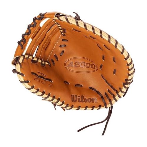 윌슨 Wilson 2023 A2000 A Chidester Game Model with SuperSkin WBW101017125 Fastpitch First Base Mitt-Left Hand Throw