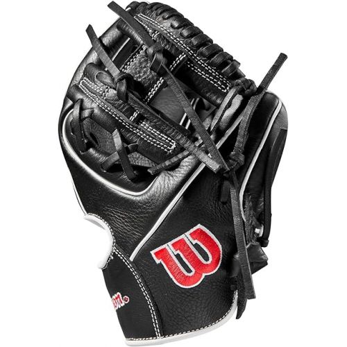 윌슨 Wilson Trainer Baseball Gloves - Black/Red