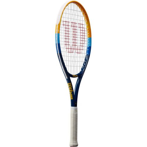 윌슨 Wilson Profile 25 Junior/Youth Recreational Tennis Racket, Navy/Orange