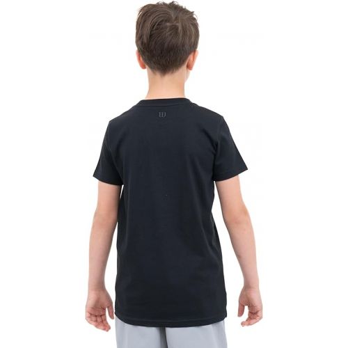 윌슨 WILSON Boys Short Sleeve Tee Shirt Tops-Stylish Youth T-Shirts for Everyday Occasions - Ideal Shirts for Boys