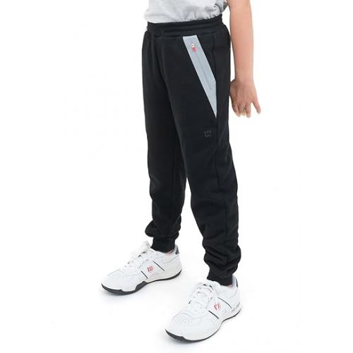 윌슨 WILSON Boys Fleece Jogger with Zippered Pockets - Boys Joggers for Athletic Activities, Kids Joggers Boys with Secure Storage