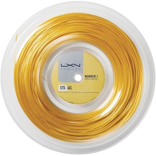 윌슨 Luxilon Wilson 4G 125 Reel, Gold, 200m/16L-Gauge