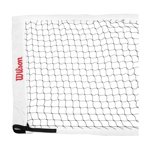 윌슨 Wilson Portable Pickleball Net System,Red/White