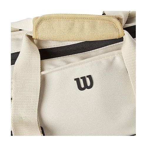 윌슨 WILSON Lifestyle Tote Tennis Racket Bag - Khaki, Holds up to 2 Rackets