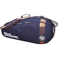 Wilson Roland Garros Team 3 Pack Racquet Bag (Navy/Orange)