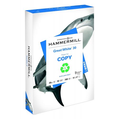 윌슨 [아마존 핫딜]  [아마존핫딜]HAMMERMILL Hammermill Papier, Weisses 30% Recycling-Druckerpapier 11 x 17 1 Ream weiss