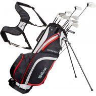 Wilson Mens Stretch Golf Club 10-Club Set with Stand Bag