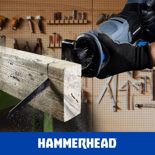 윌슨 Hammerhead 20V Cordless 4-Tool Combo Kit: Drill, Reciprocating Saw, Circular Saw and LED Light with Two 1.5Ah Batteries and Charger - HCC2040