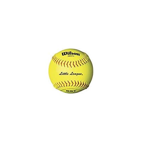 윌슨 Wilson A9274 Little League Softball (12-Pack), 11-Inch, Optic Yellow