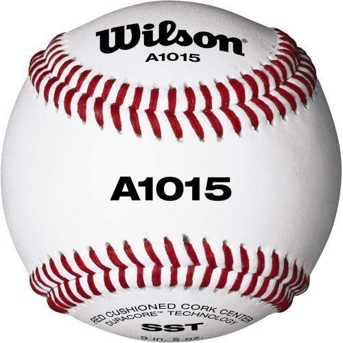 윌슨 Wilson SST HS1 Baseball (12-Pack), White
