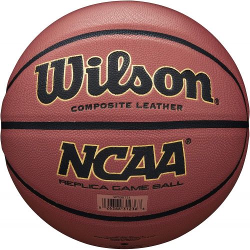 윌슨 Wilson NCAA Replica Game Basketball, Pink, 28.5-Inch
