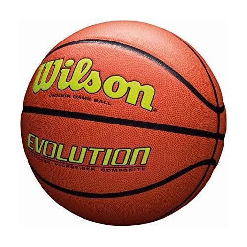 윌슨 Wilson Mens NCAA Evolution Basketball with Retail Packaging