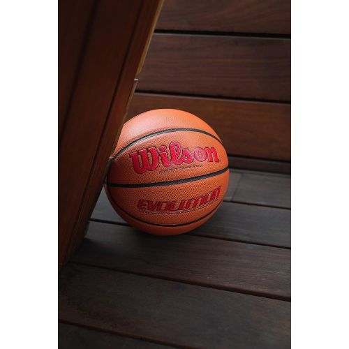 윌슨 Wilson Mens NCAA Evolution Basketball with Retail Packaging