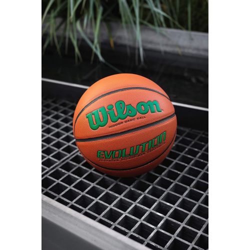 윌슨 Wilson Mens NCAA Evolution Basketball with Retail Packaging