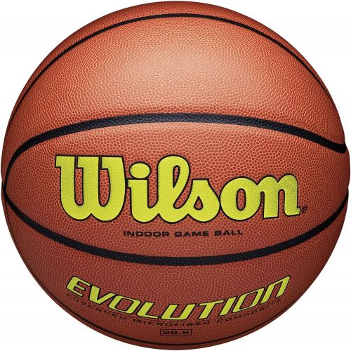 윌슨 Wilson Mens NCAA Evolution Basketball with Retail Packaging