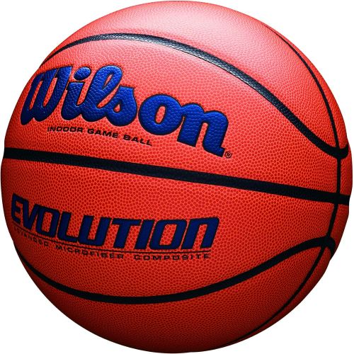 윌슨 Wilson Mens NCAA Evolution Basketball with Retail Packaging