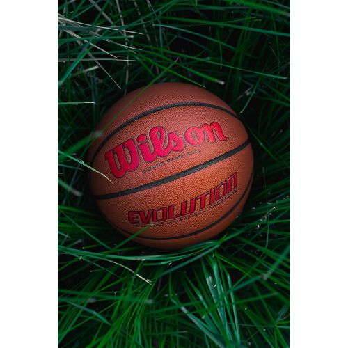 윌슨 Wilson Mens NCAA Evolution Basketball with Retail Packaging