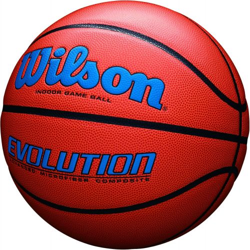 윌슨 Wilson Mens NCAA Evolution Basketball with Retail Packaging