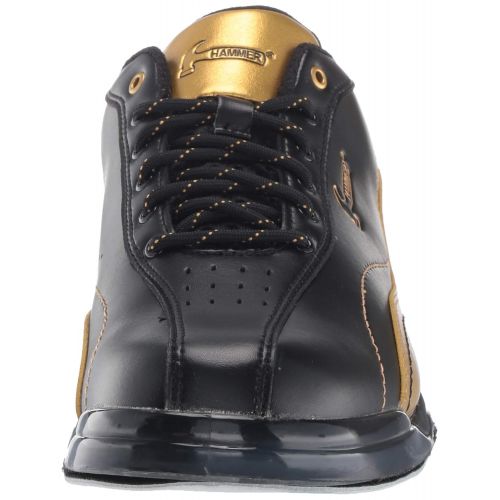 윌슨 Hammer Mens Black Widow Gold Performance Bowling Shoes- Right Hand Wide