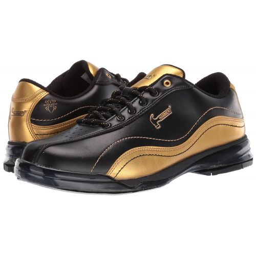 윌슨 Hammer Mens Black Widow Gold Performance Bowling Shoes- Right Hand Wide