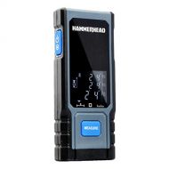 HAMMERHEAD HLMT130 130ft Rechargeable Compact Laser Distance Measure with Large LCD screen