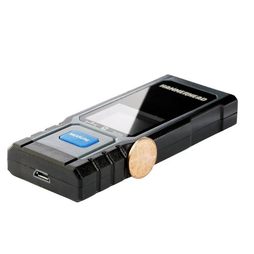 윌슨 HAMMERHEAD HLMT130 130ft Rechargeable Compact Laser Distance Measure with Large LCD screen