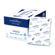 Hammermill Paper, Great White 100% Recycled Printer Paper, 8.5 x 11 Paper, Letter Size, 20lb Paper, 92 Bright, 10 Reams / 5,000 Sheets (086790C) Acid Free Paper