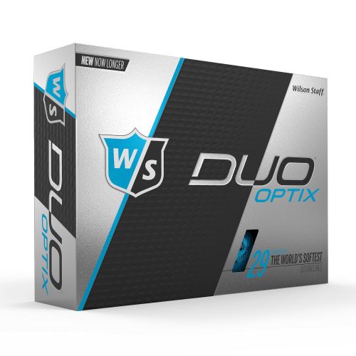 윌슨 Wilson Staff DUO Soft Optix Blue Golf Balls