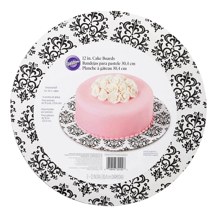  Wilton Damask Fashion Cake Boards