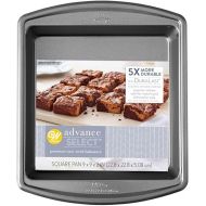 Wilton Advance Select Premium Non-Stick Square Cake Pan, Steel, Silver, 9 x 9-Inch