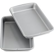 Wilton Recipe Right Non-Stick Biscuit and Brownie Pan, 11 in. x 7 in. (2-Pack)