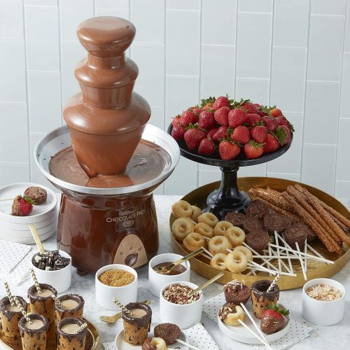  [아마존 핫딜]  [아마존핫딜]Wilton Chocolate Pro Chocolate Fountain - Chocolate Fondue Fountain, 4 lb. Capacity