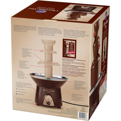  [아마존 핫딜]  [아마존핫딜]Wilton Chocolate Pro Chocolate Fountain - Chocolate Fondue Fountain, 4 lb. Capacity